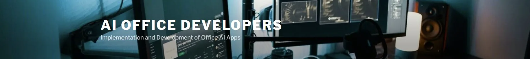 AI Office developers working on office AI app development and implementation.