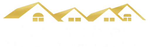 DPM Logo Transparent White 512 Downriver Property Management logo