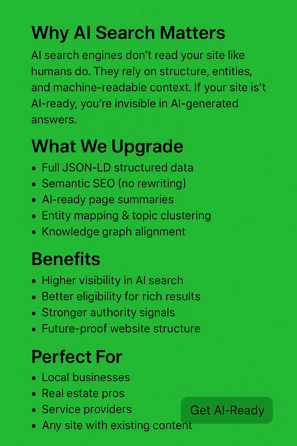 why ai optimize summary of why ai optimize