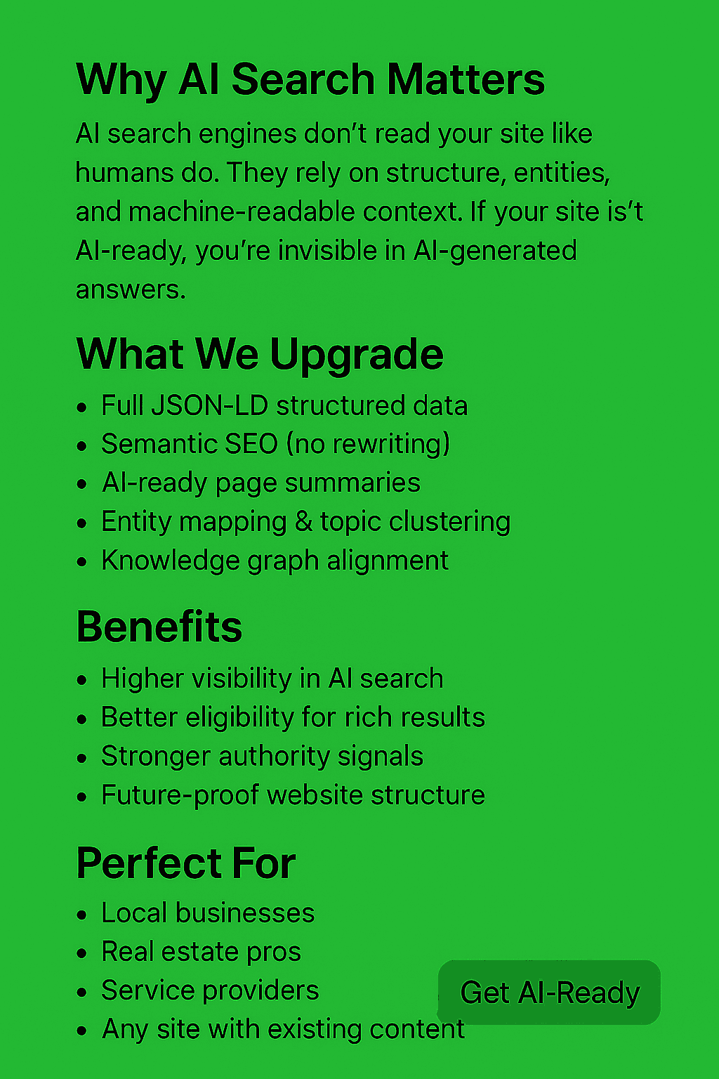 summary of why ai optimize